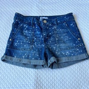 Epic Threads Girls Jean Shorts - Spotted Paint Design